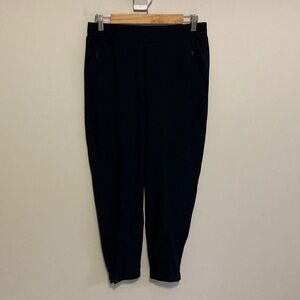 Old Navy Women's Dark Navy Blue Track Pants, Joggers, Size Medium, Stretchtech